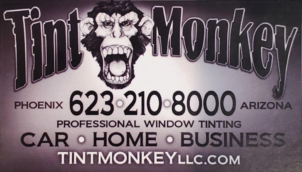 Tint Monkey Business Card