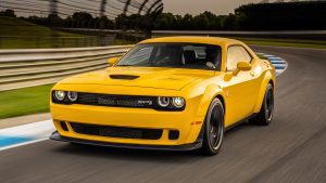 2018 Yellow Dodge Challenger