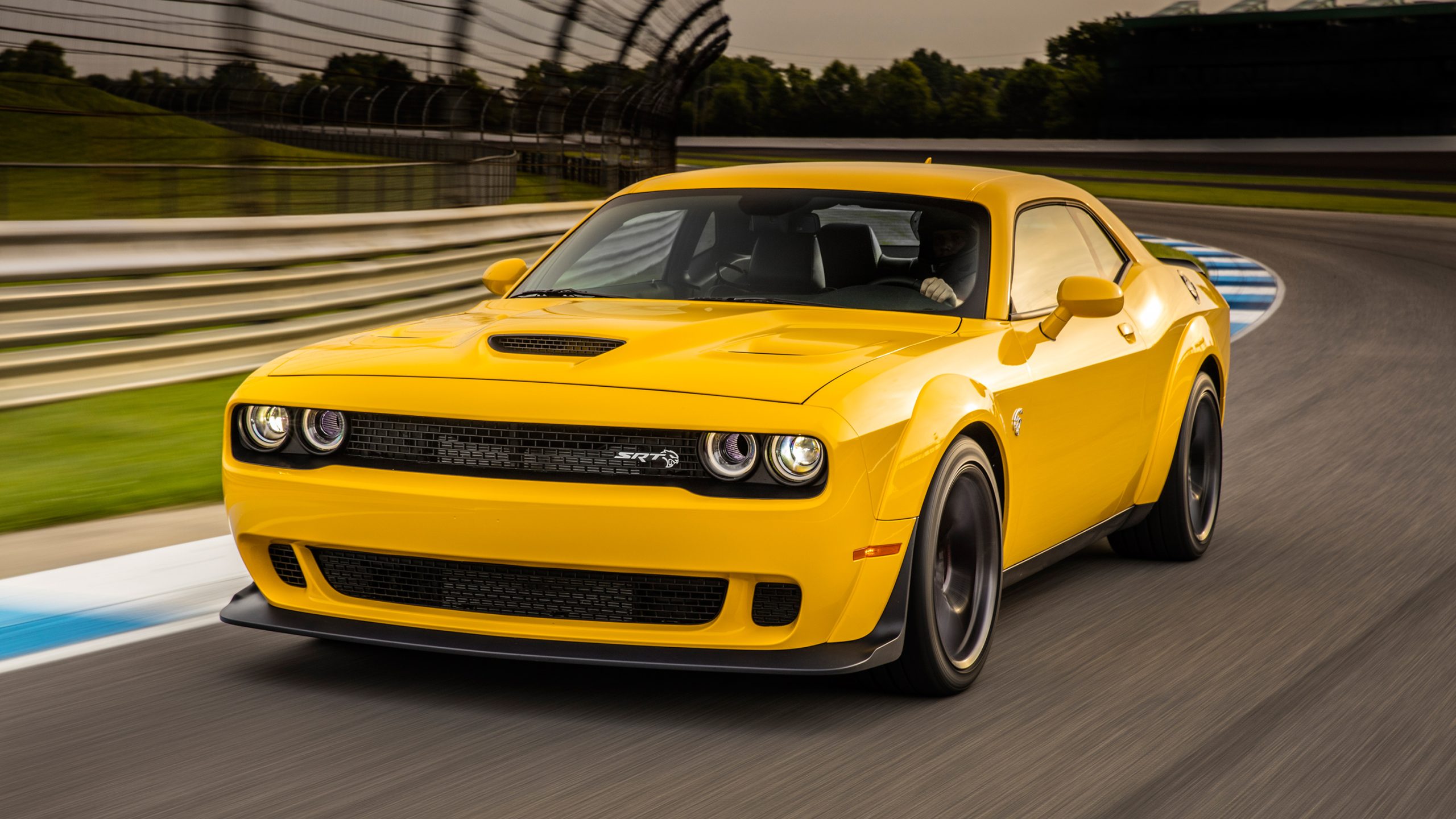 2018 Yellow Dodge Challenger